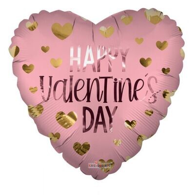 Pink & Gold Valentine 18"