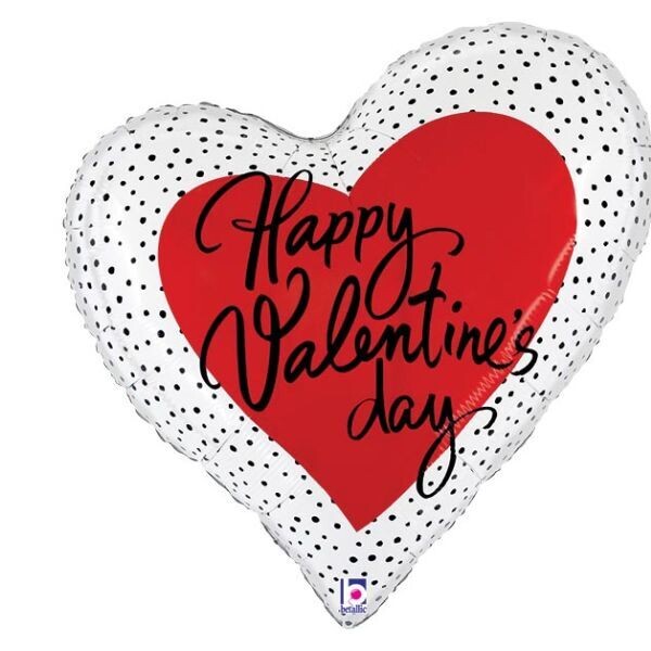 Valentine Dots Heart 35"