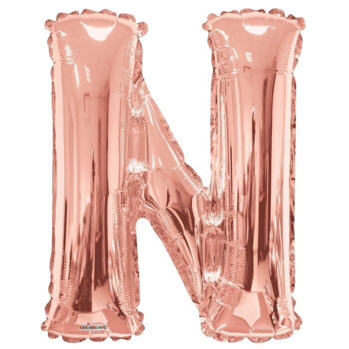 ROSE GOLD N GIANT LETTER 34"