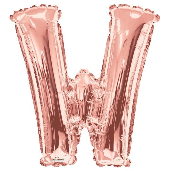 ROSE GOLD W GIANT LETTER 34"