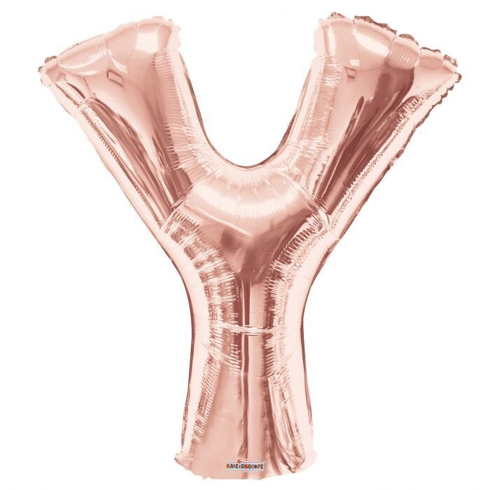 ROSE GOLD Y GIANT LETTER 34"