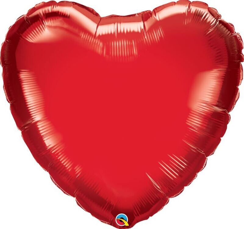 Ruby Red Heart 36"