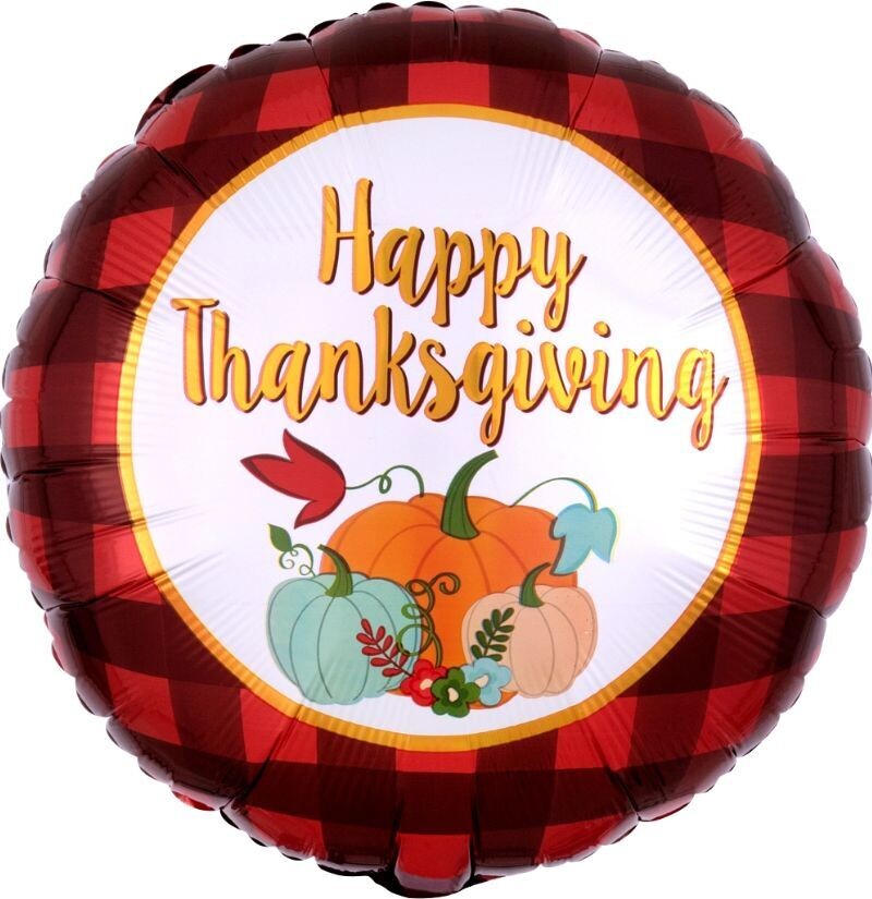 Thanksgiving Plaid 18"