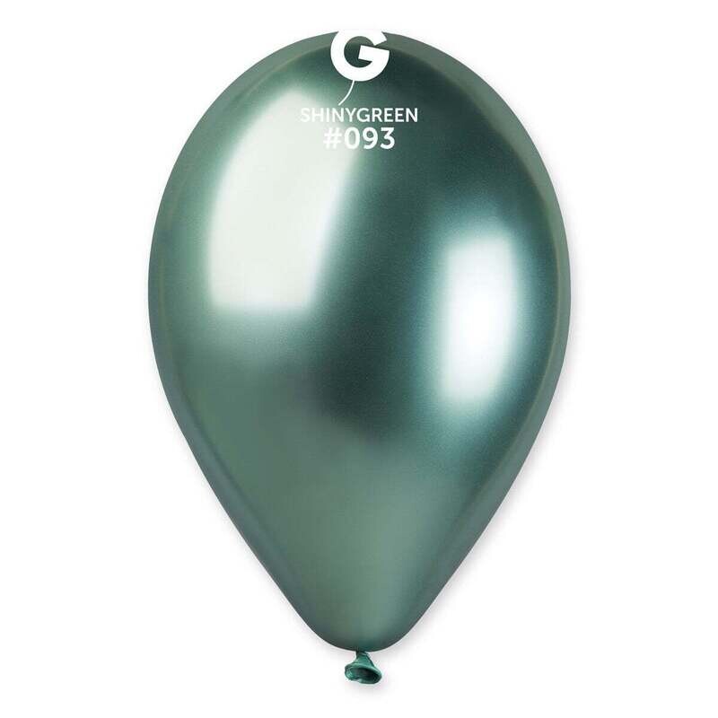 Gemar Latex Balloons Shiny Green #093 13in - 25 pieces