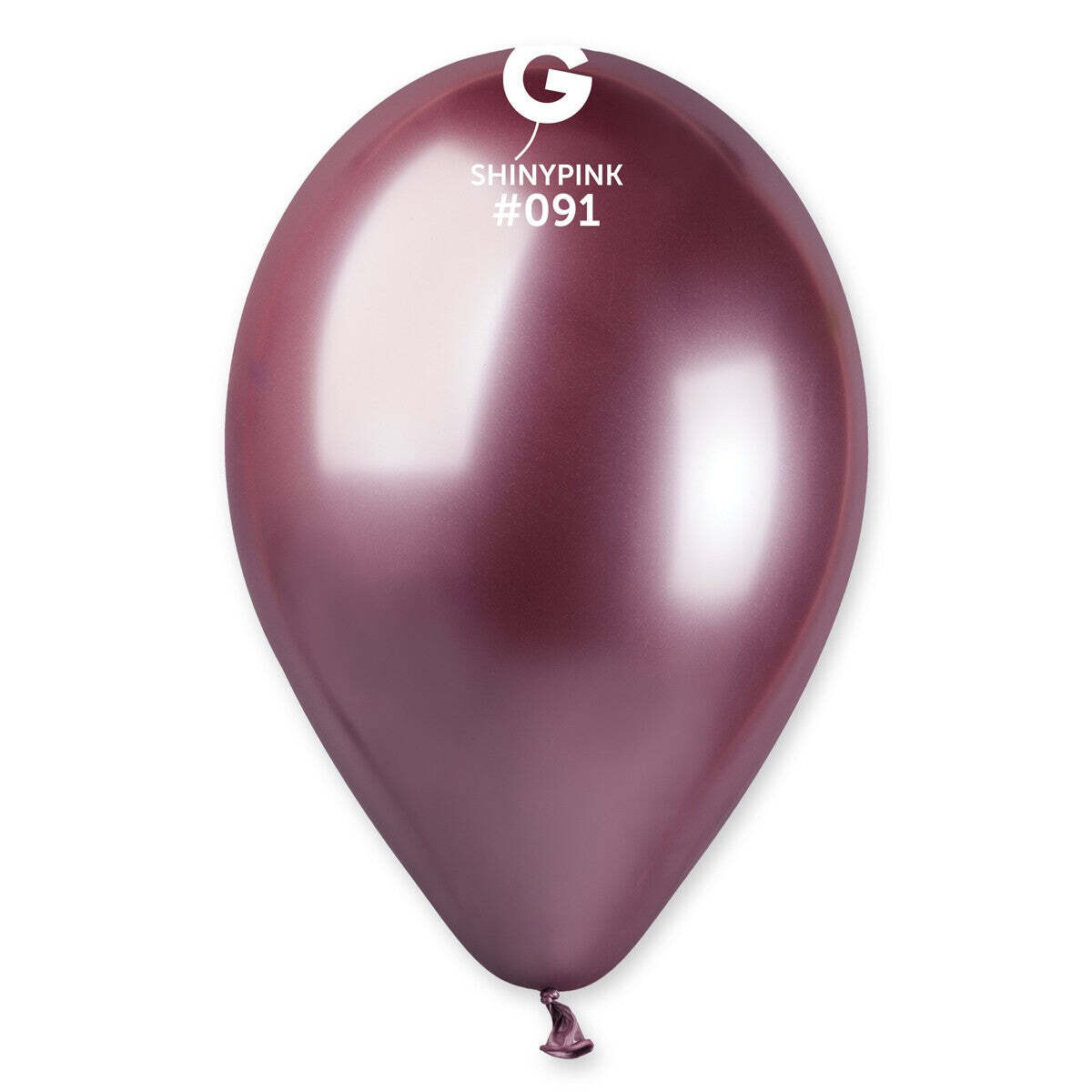 Gemar Latex Balloons Shiny Pink #091 13in - 25 pieces