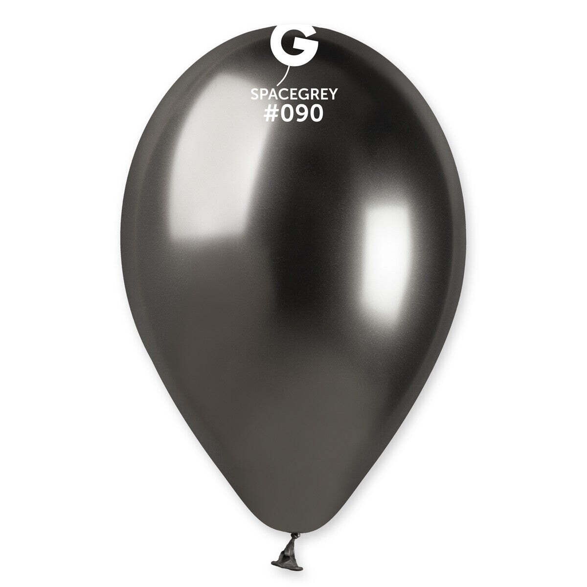 Gemar Latex Balloons Shiny Space Grey #090 13in - 25 pieces