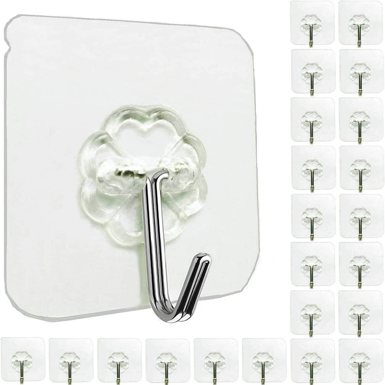 Balloons Adhesive Hooks Heavy Duty 33 lbs 24 unit