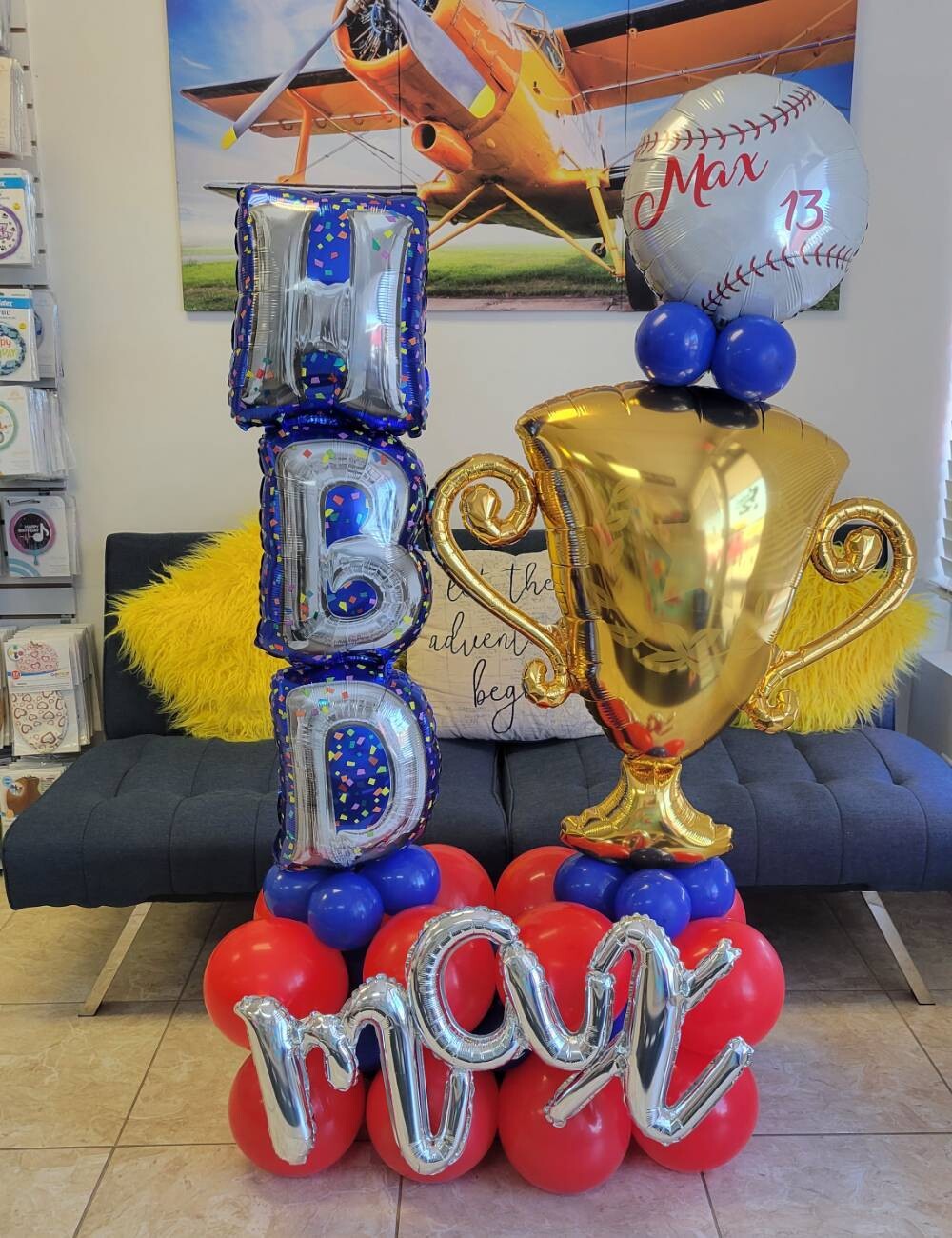 Balloons bouquet champion