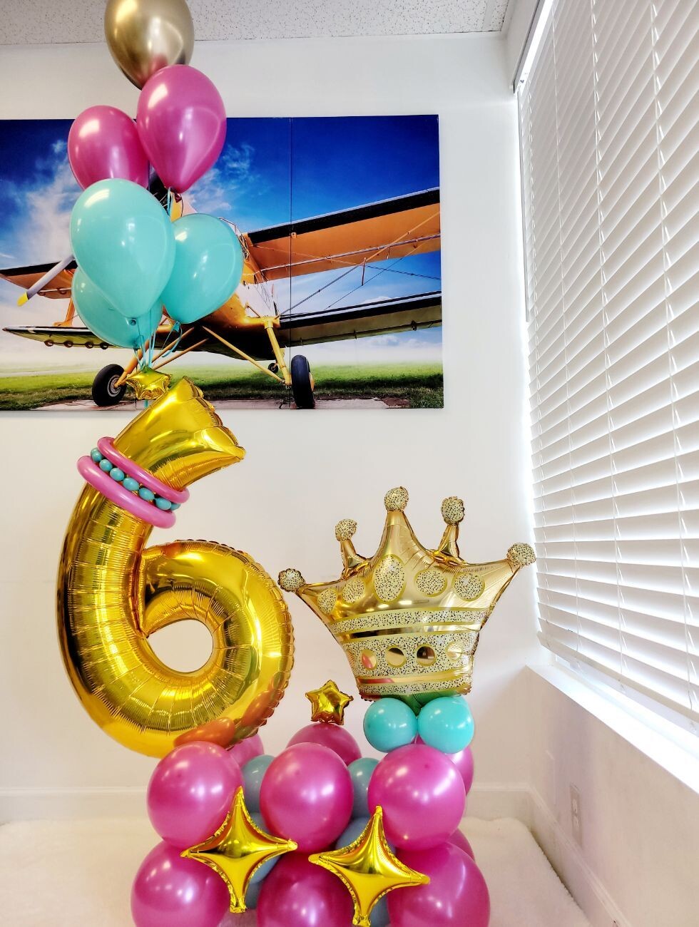 Balloons bouquet princess