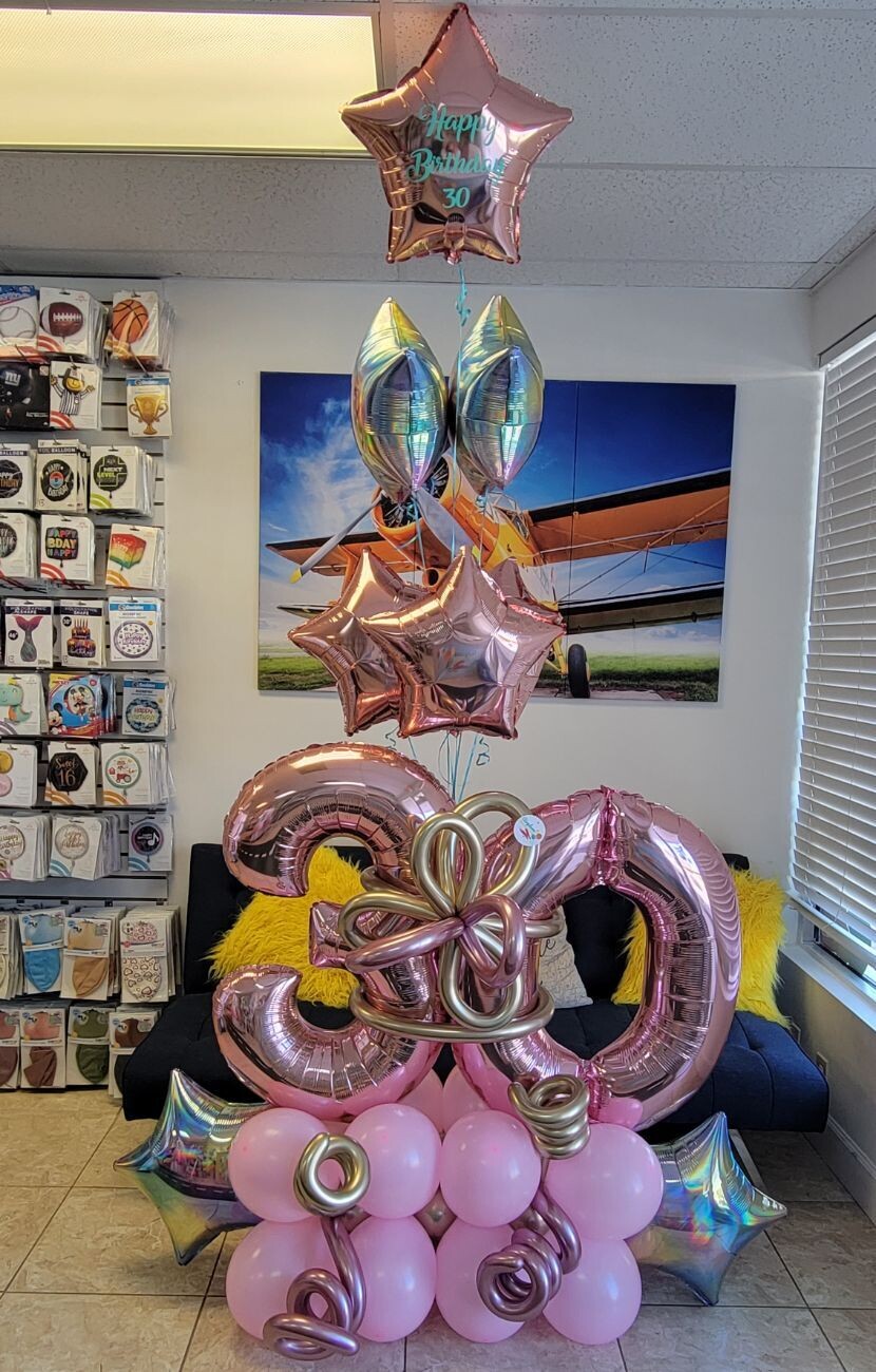 Balloons bouquet star