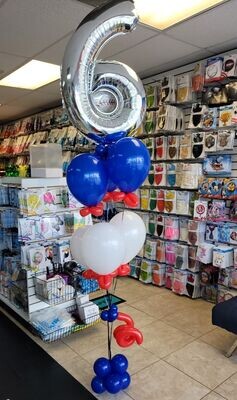 Bunch tricolor with number