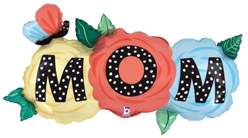 Mom Floral Marquee 35"