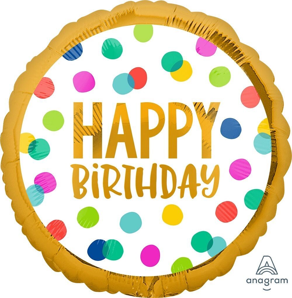 Happy Dots B'day 18"