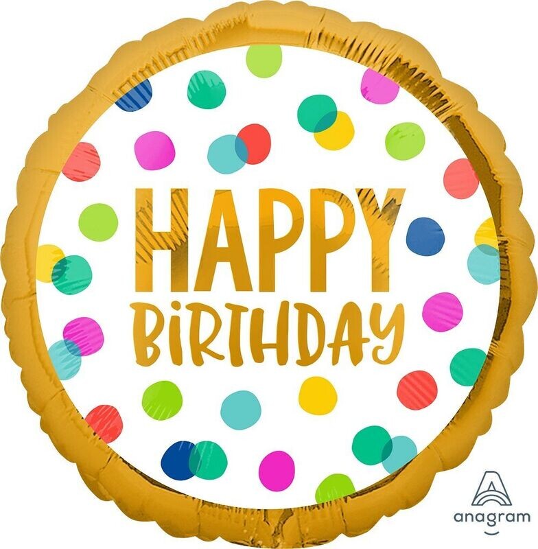 Happy Dots B'day 18"