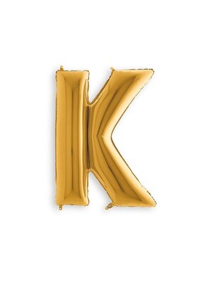 Gold K Giant Letter 3296801 - 34"
