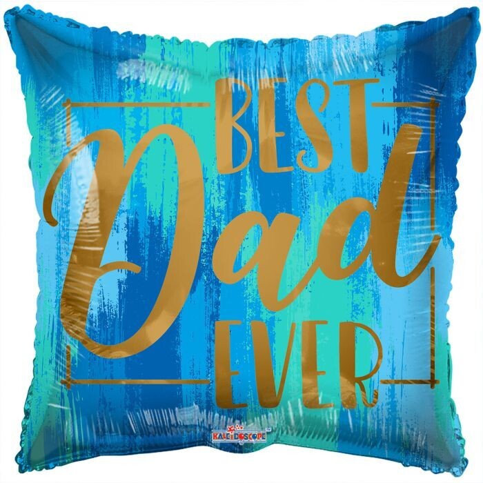 Best Dad Gold Script 18"