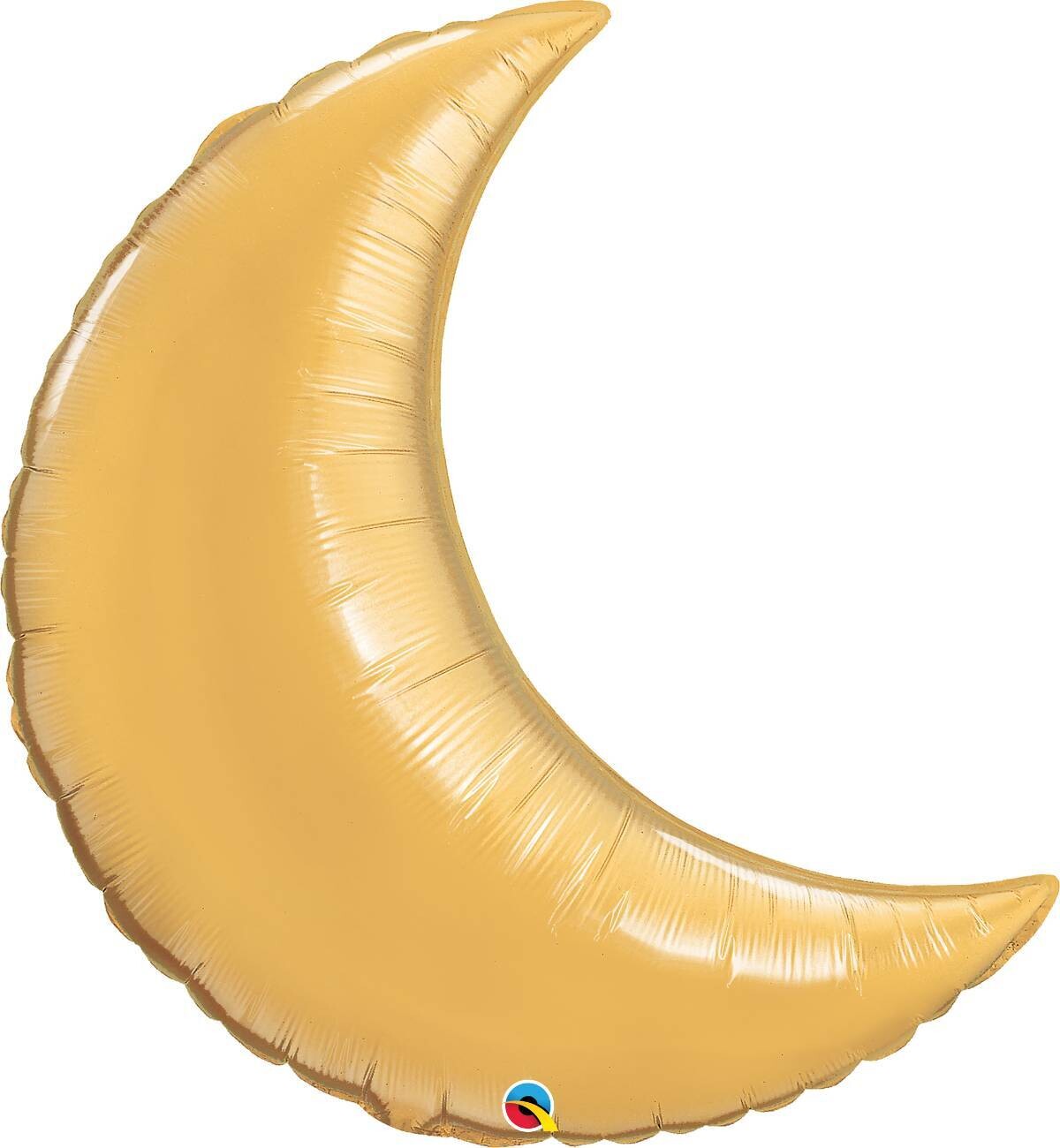 Metallic Gold Crescent Moon 9"