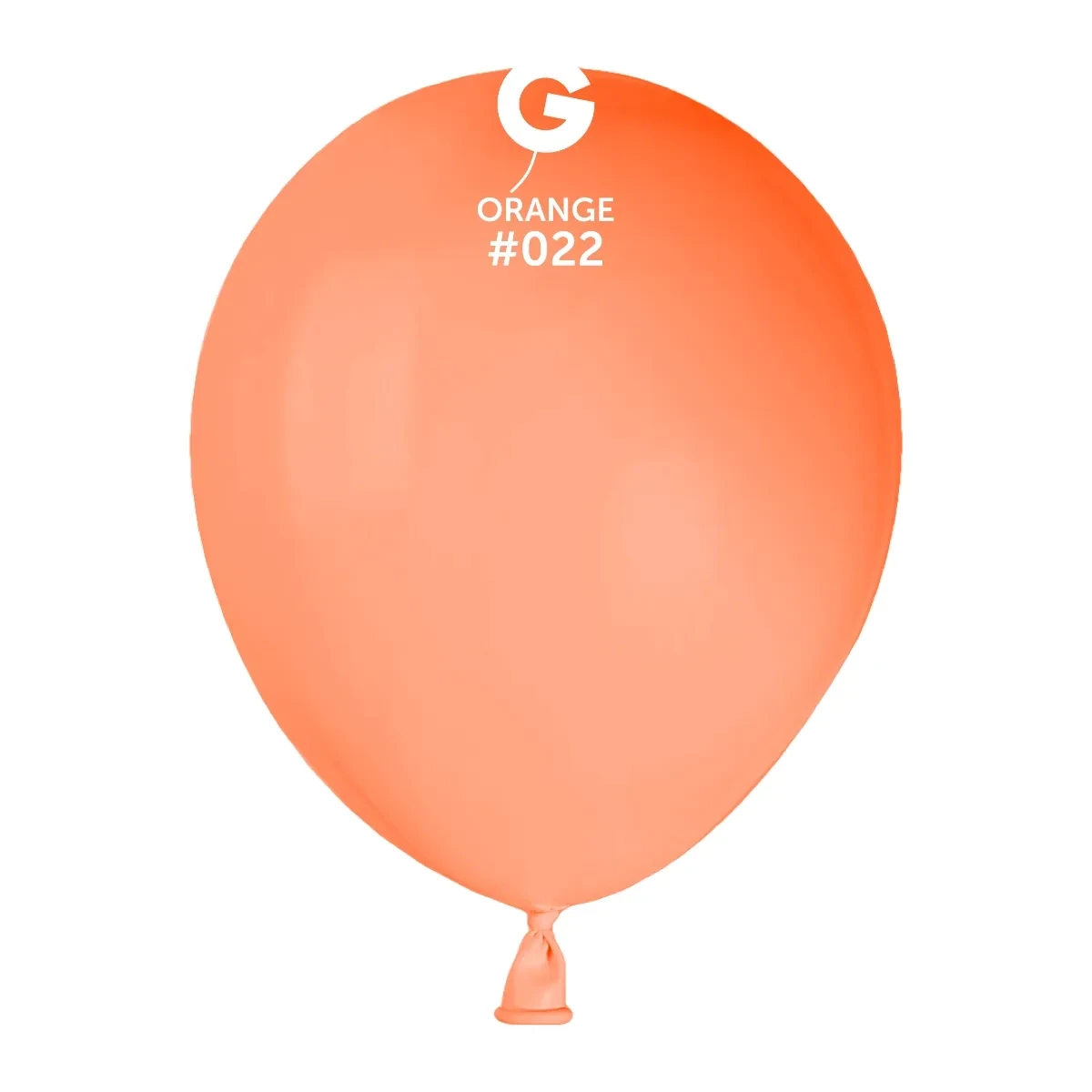 Gemar Latex Balloons Neon Orange #022 5in - 100 pieces