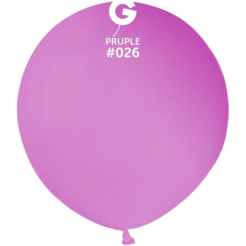 Gemar Latex Balloons Neon Purple #026 19in - 25 pieces