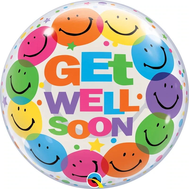 Get Well Smiles Bubble 22"