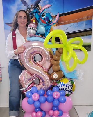 Radiant Glow Balloon Bouquet for Her