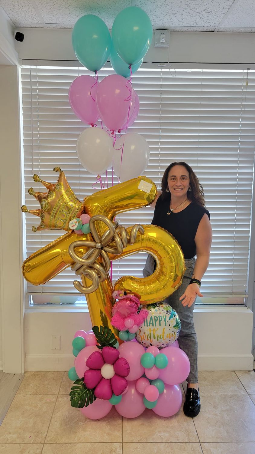 Lucky Digit Balloon Bouquet