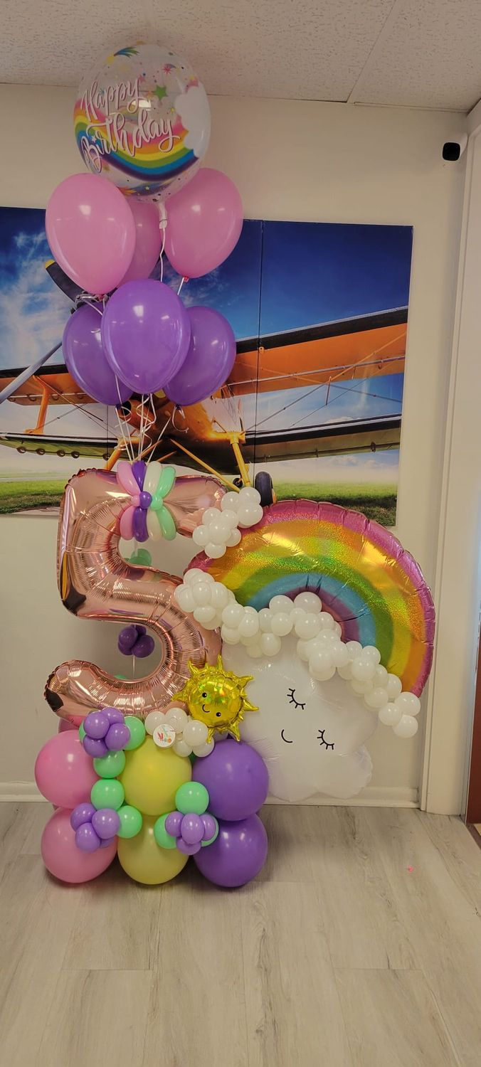Forever Number Balloon Bouquet