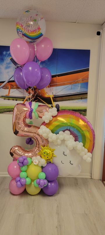 Forever Number Balloon Bouquet