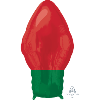Red Christmas Bulb 22"