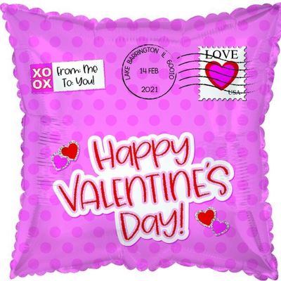 Pink Valentine Card 18"