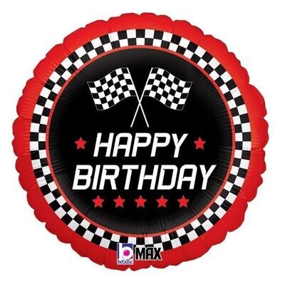 Birthday Racing Flags 18"