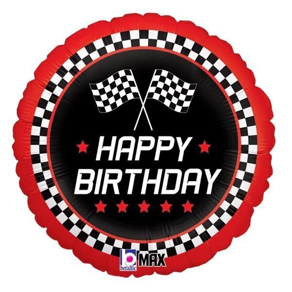 Birthday Racing Flags 18"