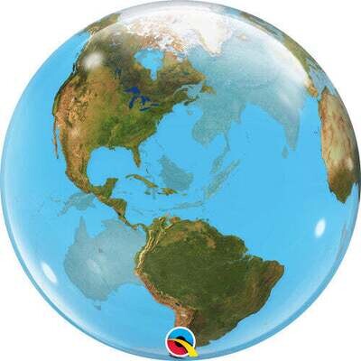 Planet Earth Bubble 22"