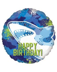 Happy Birthday Shark 18"