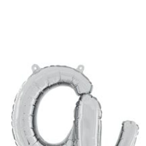 Script Letter "a" Silver 14"
