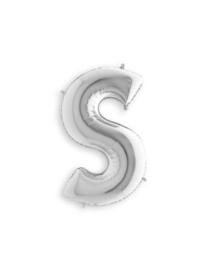 Silver S Giant Letter 3298301 - 34 in
