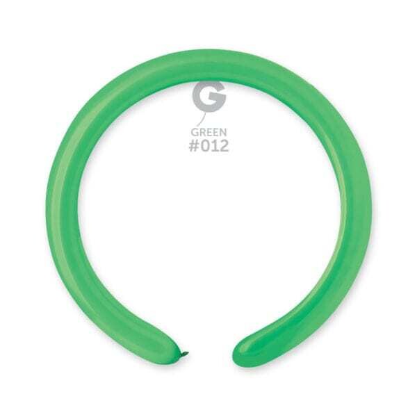 Gemar Latex Balloons Standard Green #012 2in - 50 pieces