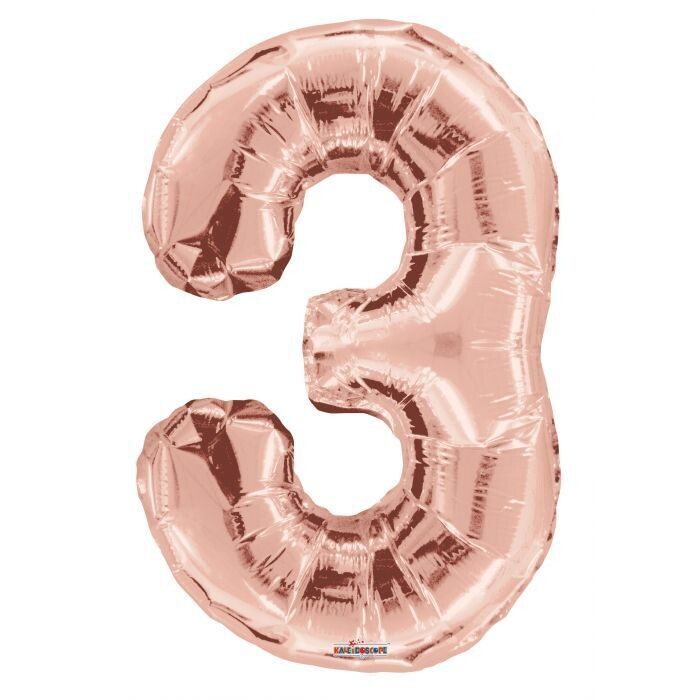 3 Rose Gold-34in