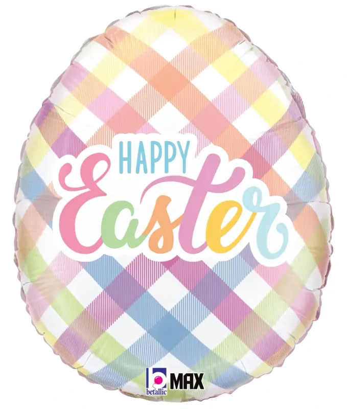 Easter Egg Plaid 18"