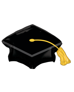 Black Grad Cap 31"