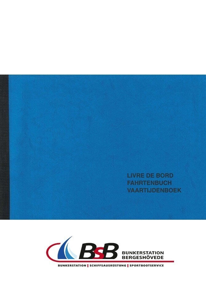 Fahrtenbuch blau