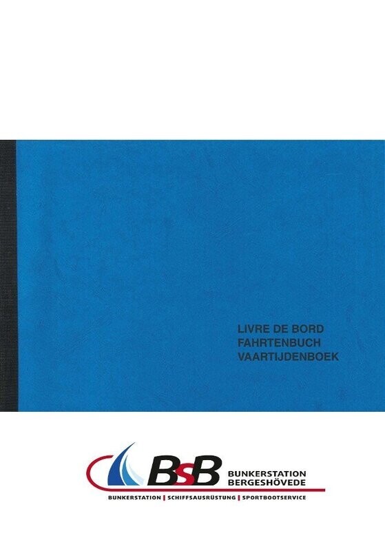 Fahrtenbuch blau