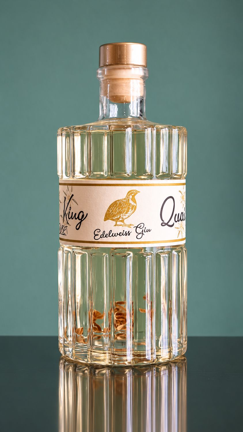 King Quail Gin aus Edelweiss 500ml