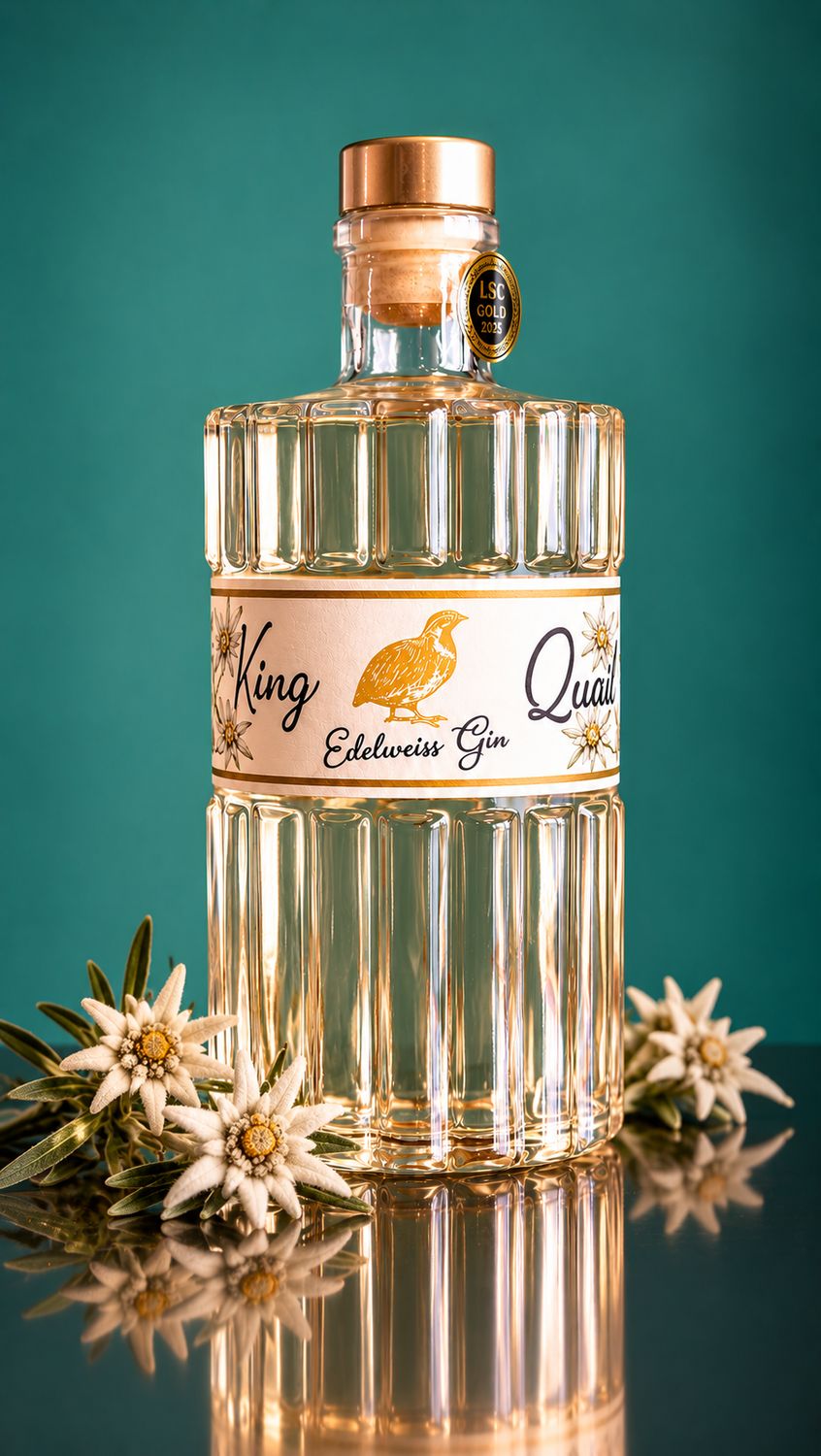 King Quail Gin aus Edelweiss 500ml
