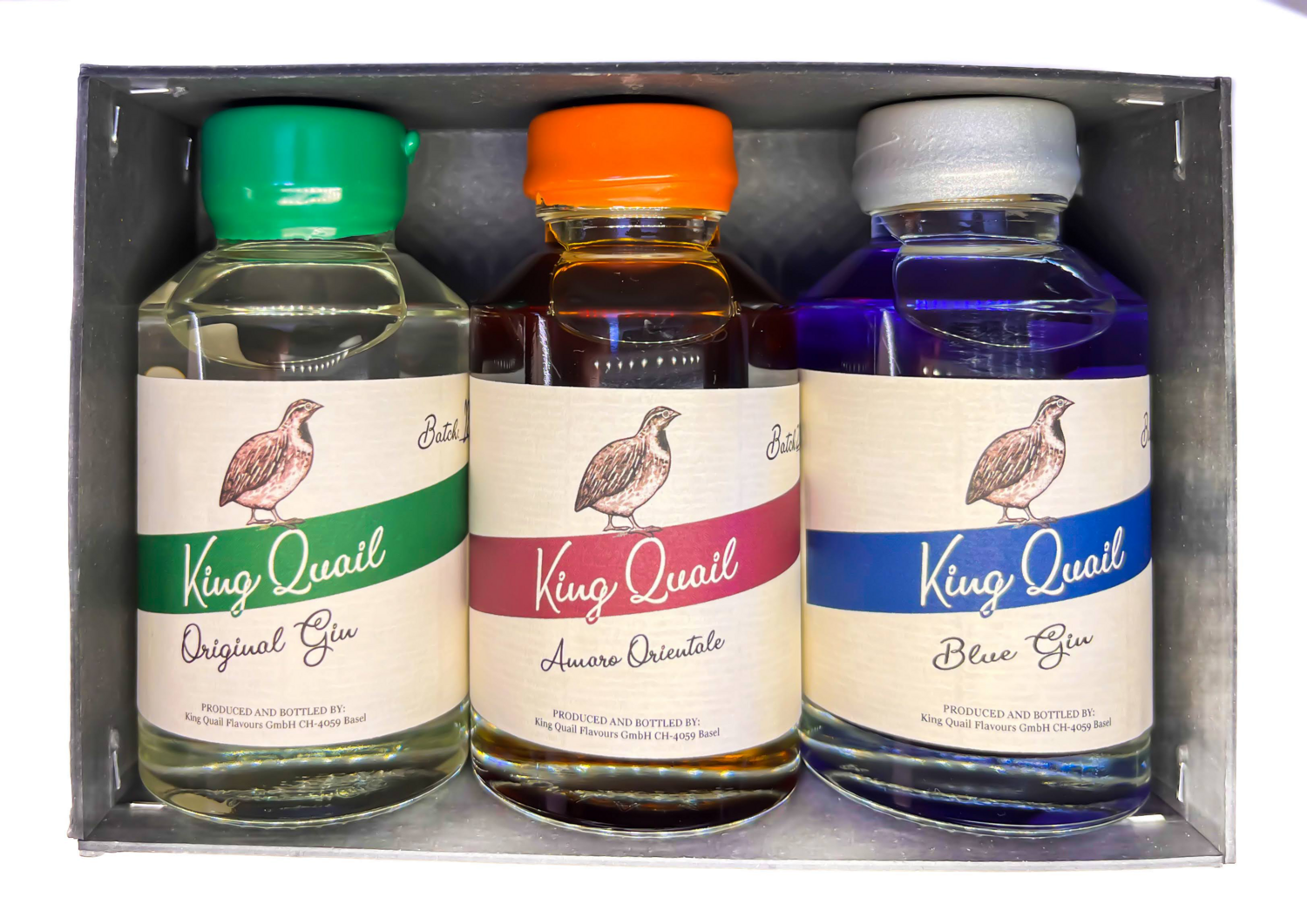 Geschenk Box King Quail Trio Gin