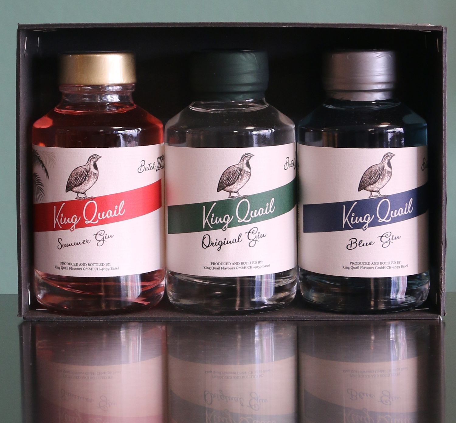 Geschenk Box King Quail Trio Gin