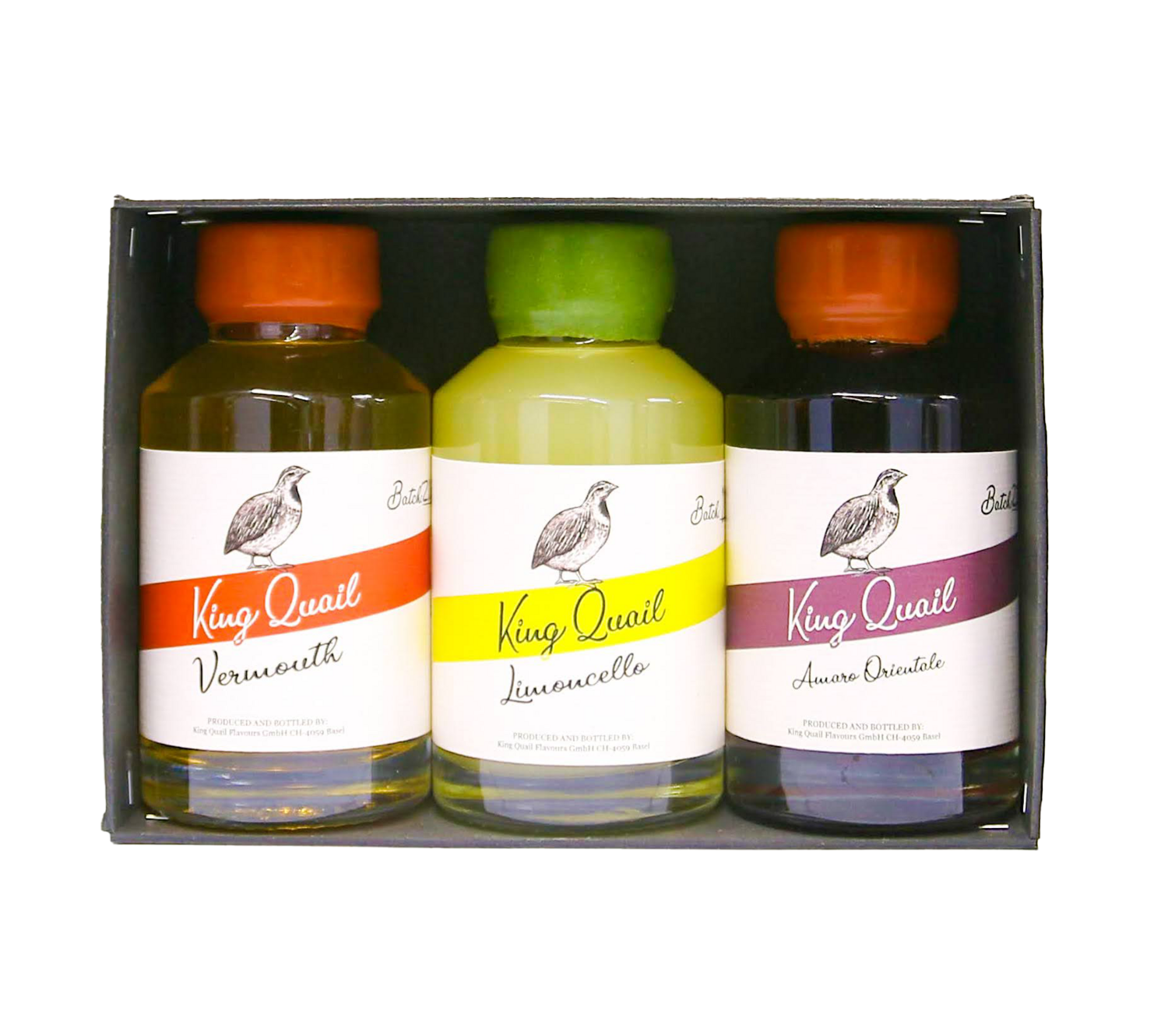 Geschenk Box King Quail Trio Likör