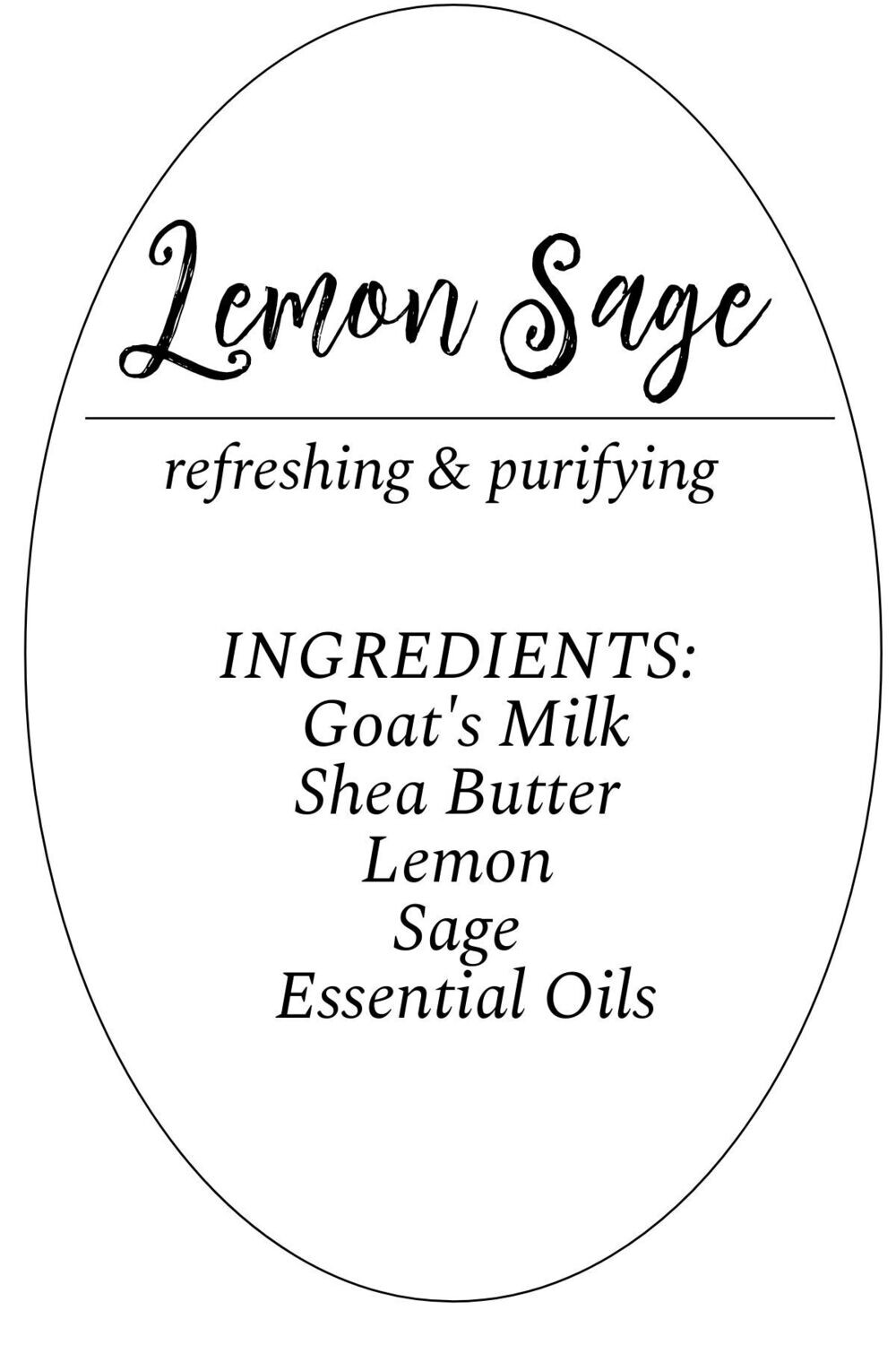 Lemon Sage Soap