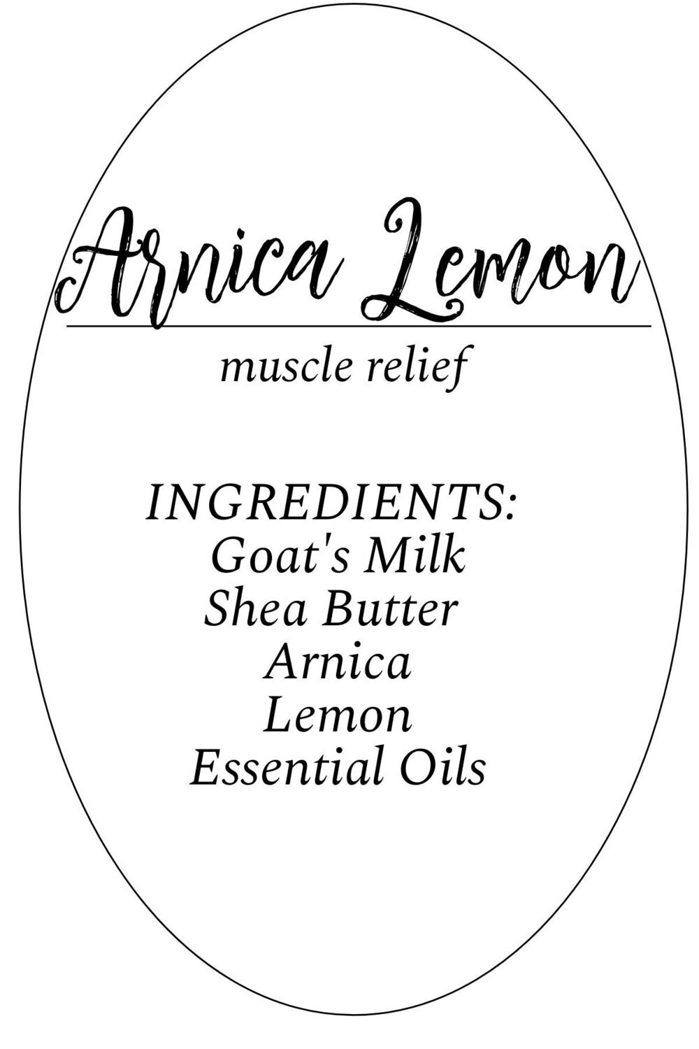 Arnica Lemon Soap