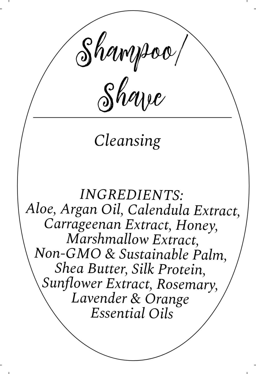 Shampoo & Shave Bar